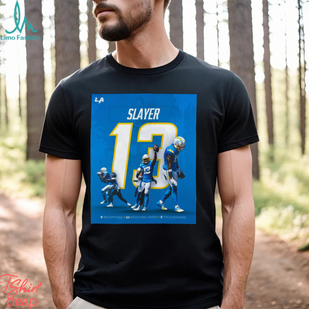 Official los Angeles Chargers Slayer 13 shirt - Limotees