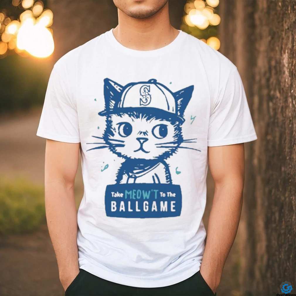 Official mariners take meow't to the ballgame shirt - Limotees