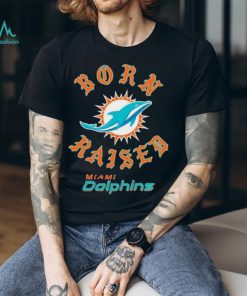 Men's Miami Dolphins OVO Black Helmet Logo T-Shirt