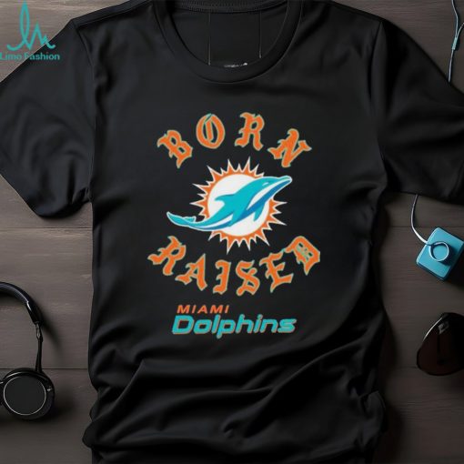 Official miami Dolphins Born X Raised Unisex T Shirt