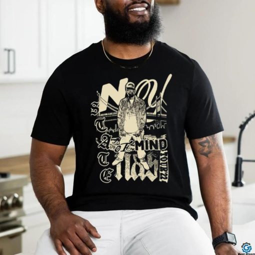 Official nasir jones shop nas black 2023 ny satate of mind tour shirt