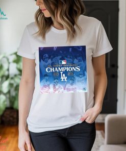 Los Angeles Dodgers NL West Division Champions 2023 Let's Go Dodgers Shirt  - Limotees