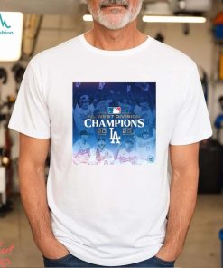 Los Angeles Dodgers NL West Division Champions 2023 Let's Go Dodgers Shirt  - Limotees