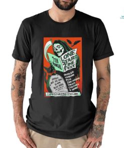Official skeleton 7th annual lone star zine fest shirt