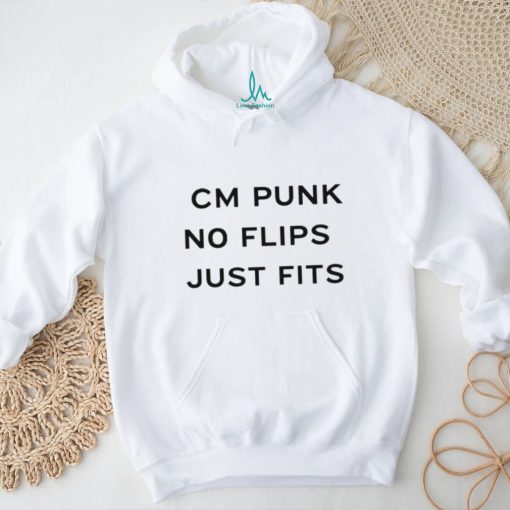 Official wrestleOps Cm Punk No Flips Just Fits Shirt