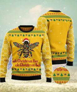 Oh Christmas Bee All Over Printed 3D Ugly Christmas Sweater Christmas Gift For Men And Women