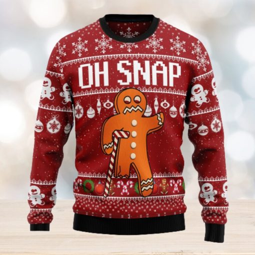 Oh Snap Ugly Christmas Sweater Thankgiving Gift Men Women