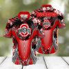 Ohio State Buckeyes NCAA Flower All Over Print Classic Hawaiian Shirt