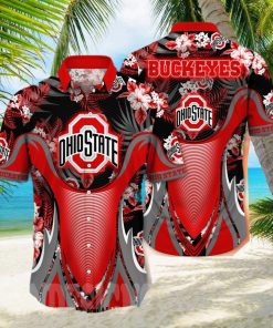 Ohio State Buckeyes NCAA Floral Tropical All Over Printed Classic Hawaiian Shirt