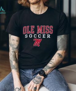 Ole Miss Rebels Champion Soccer Stack Logo T Shirt