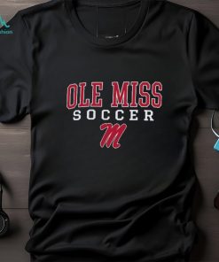 Ole Miss Rebels Champion Soccer Stack Logo T Shirt