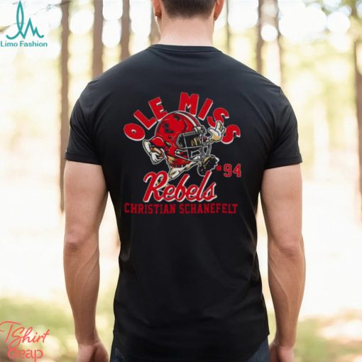 Ole Miss Rebels Christian Schanefelt 2023 NCAA Football shirt