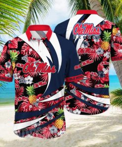 Ole Miss Rebels NCAA Floral Classic Full Printed Hawaiian Shirt