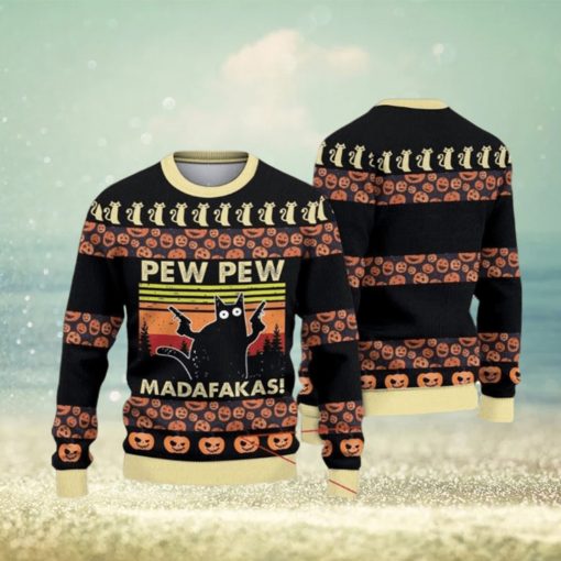 On A Dark Desert Highway Cool Wind In My Hair Halloween Ugly Christmas Sweaters