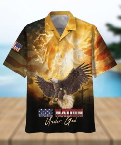 One Nation Under God Eagle Hawaiian Shirt – Gifts For Christian Families