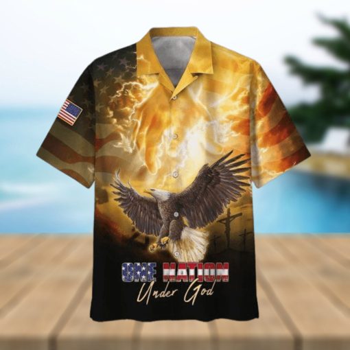 One Nation Under God Eagle Hawaiian Shirt – Gifts For Christian Families