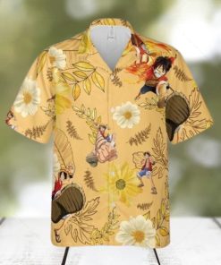 One Piece Joy Boy Luffy Anime Manga Hawaiian Shirt