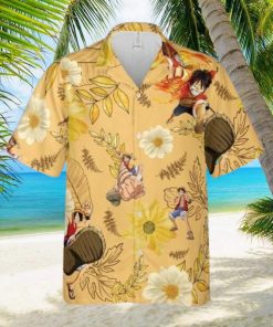 One Piece Joy Boy Luffy Anime Manga Hawaiian Shirt