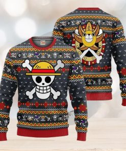 One Piece Straw Hat Priate Symbol Ugly Christmas Sweater Xmas Gift