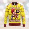 Hunting Ugly Christmas Merry Huntmas Deer Christmas Pattern Orange Christmas Ugly Sweater 3D Gift For Men And Women