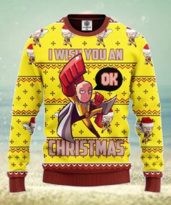 One Punch Man 3D Ugly Christmas Sweater Amazing Gift Men And Women Christmas Gift