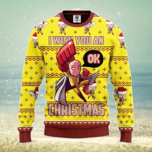 One Punch Man 3D Ugly Christmas Sweater Amazing Gift Men And Women Christmas Gift