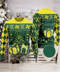 Oregon Ducks Christmas Gift Ugly Christmas Sweater