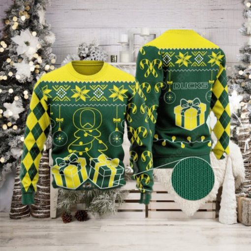 Oregon Ducks Christmas Gift Ugly Christmas Sweater