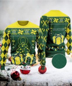 Oregon Ducks Christmas Gift Ugly Christmas Sweater