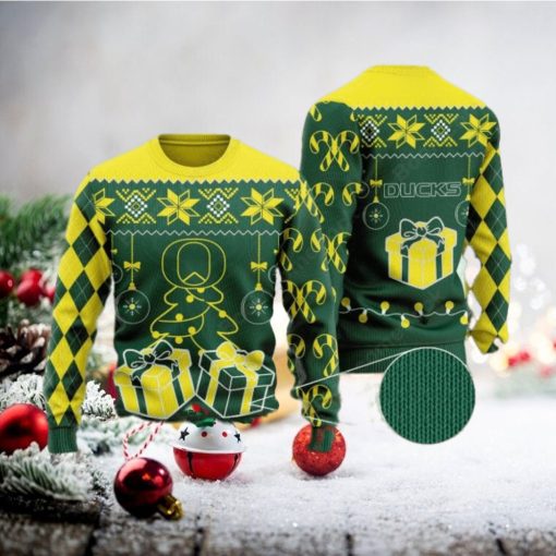 Oregon Ducks Christmas Gift Ugly Christmas Sweater