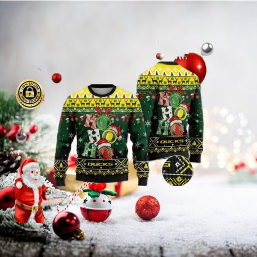 Oregon Ducks Ho Ho Ho Ugly Christmas Sweater, All Over Print Sweatshirt, Ugly Sweater, Christmas Sweaters, Hoodie, Sweater