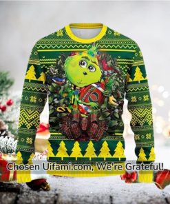 Oregon Ducks Sweater Outstanding Baby Grinch Oregon Ducks Gift