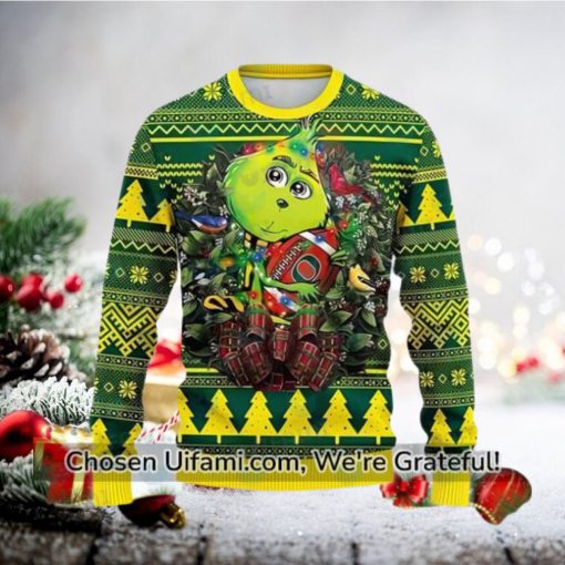 Oregon Ducks Sweater Outstanding Baby Grinch Oregon Ducks Gift