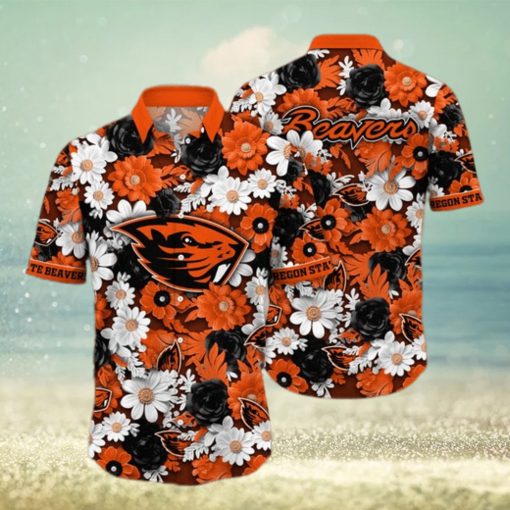 Oregon State Beavers NCAA Flower Hawaii Shirt For Fans