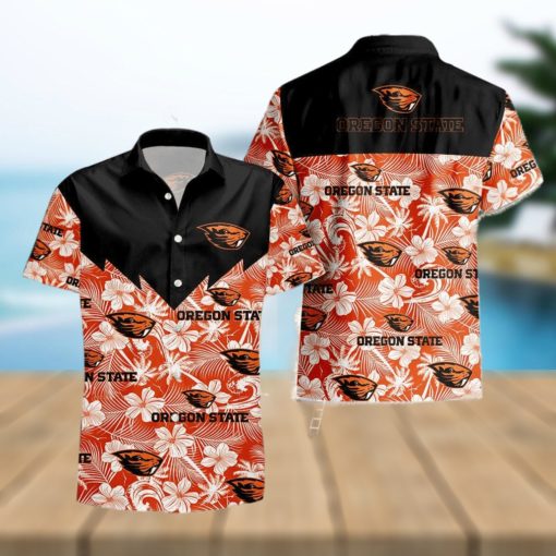 Oregon State Beavers Tropical Seamless NCAA Fans Hawaiian Shirt