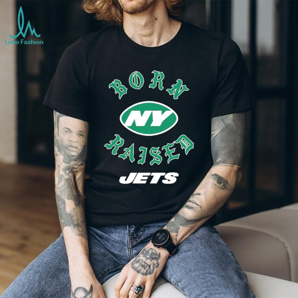 Unisex New York Jets Born x Raised Black Pullover Hoodie