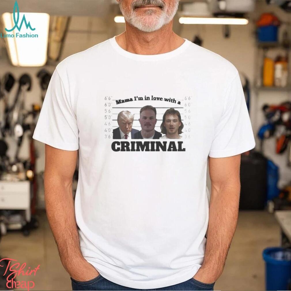 Zach Bryan Morgan Wallen Donald Trump Mugshot Criminal Shirt
