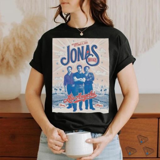 Original Jonas Brothers September 9, 2023 Dodger Stadium T shirt