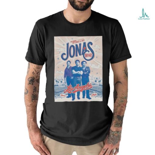 Original Jonas Brothers September 9, 2023 Dodger Stadium T shirt