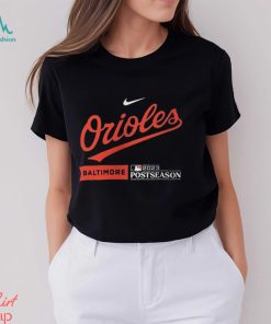 Original baltimore orioles nike 2023 postseason authentic collection dugout shirt