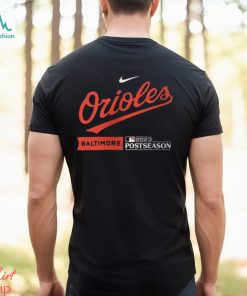 Original baltimore orioles nike 2023 postseason authentic collection dugout shirt