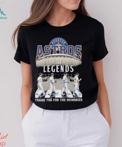 Original houston astros the legends thank you for the memories shirt