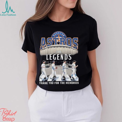 Original houston astros the legends thank you for the memories shirt