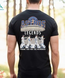 Original houston astros the legends thank you for the memories shirt