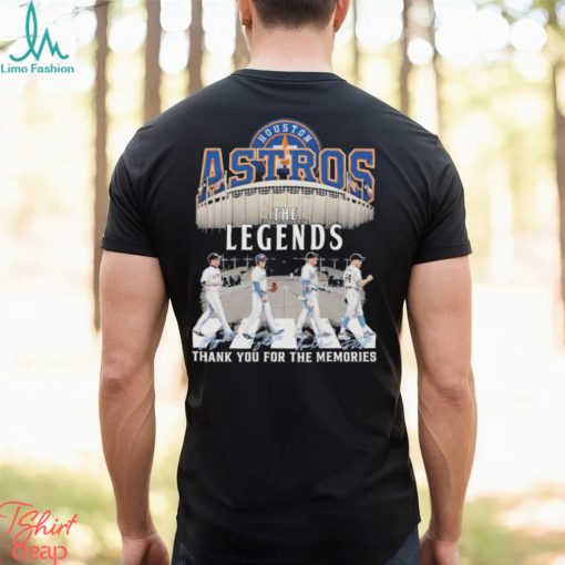 Original houston astros the legends thank you for the memories shirt