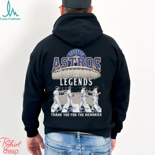 Original houston astros the legends thank you for the memories shirt