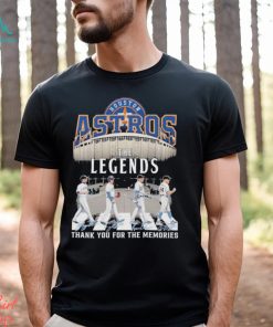 Original houston astros the legends thank you for the memories shirt