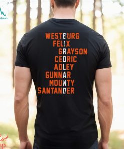 Original westburg Felix Grayson Cedric Adley Gunnar Mounty Santander shirt