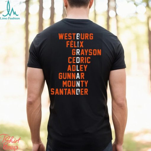 Original westburg Felix Grayson Cedric Adley Gunnar Mounty Santander shirt