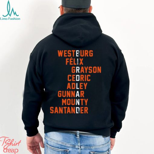 Original westburg Felix Grayson Cedric Adley Gunnar Mounty Santander shirt